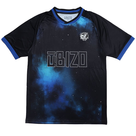 Galaxy Football Shirt Black Blue