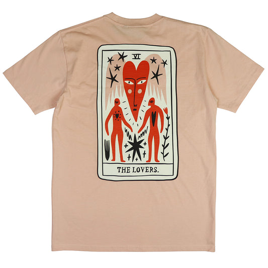 Lovers Tarot Tee Pale Pink