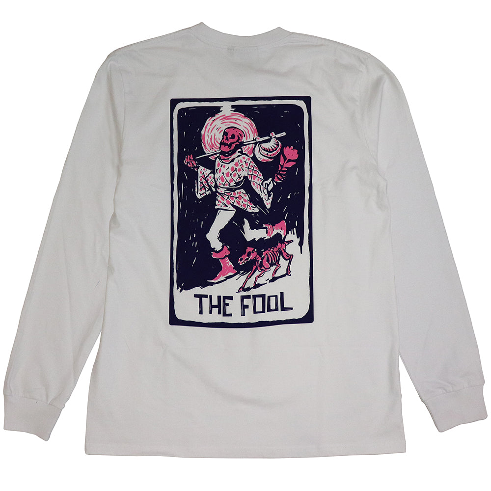 The Fool Long Sleeve Tee White